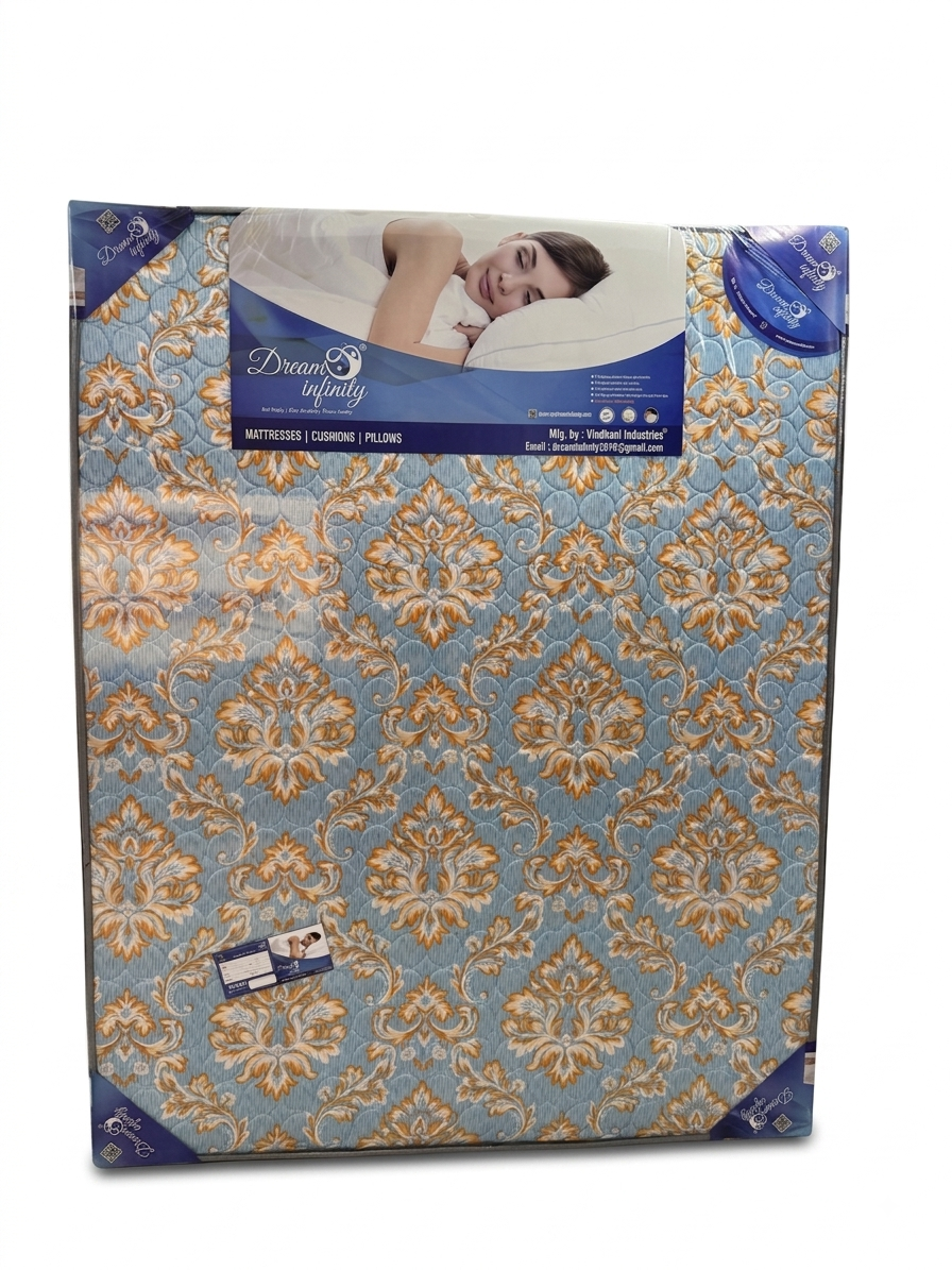 Sleep Now blue floral design