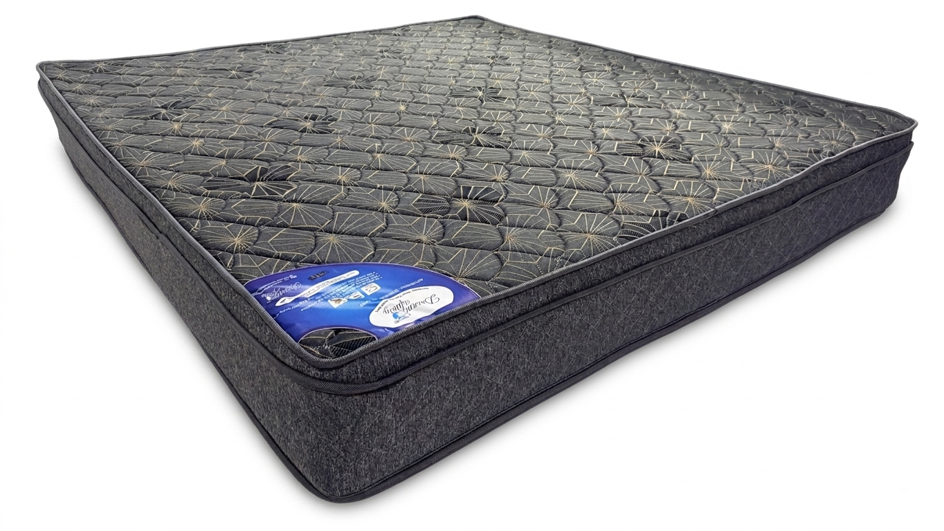 Dream Infinity Smart Spring Pocket Mattress in dark patterned fabric