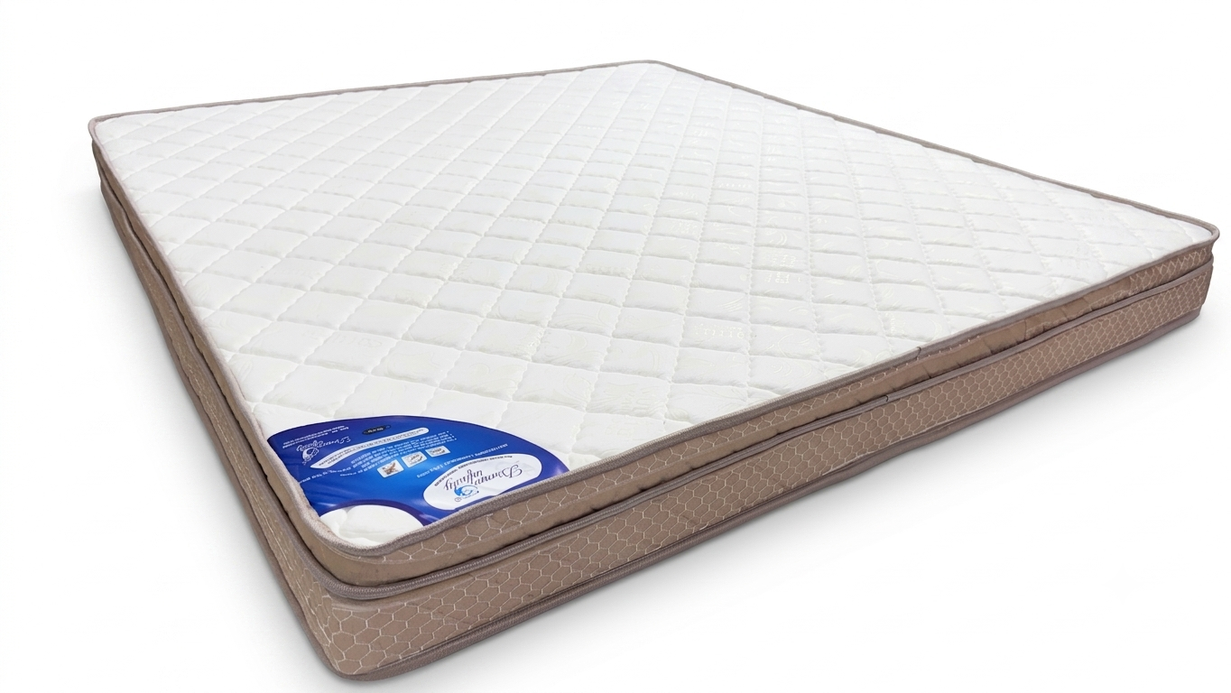 Dream Infinity Supersoft Mattress in white quilted fabric
